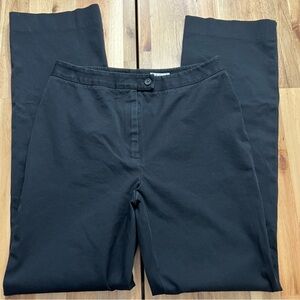 Halogen Black Stretch Straight-Leg Pants Size 10